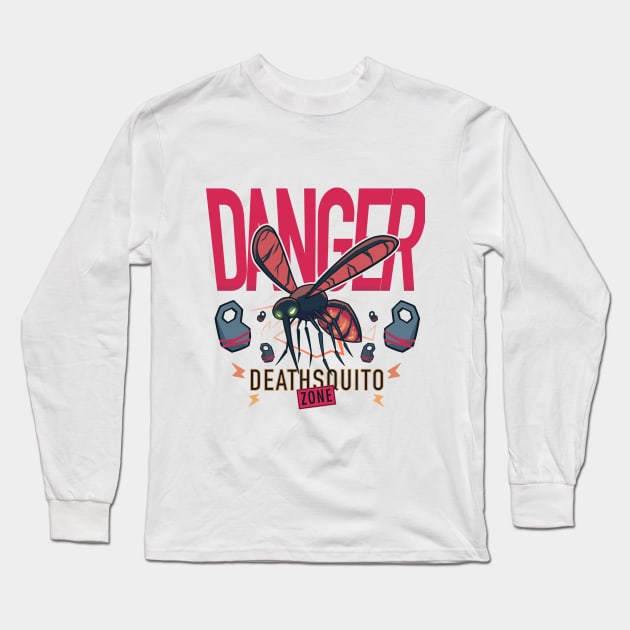 Deathsquito Long Sleeve T-Shirt by Susto